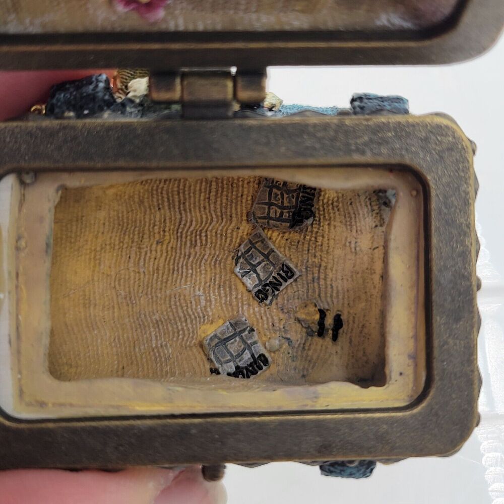 Boyds Bear trinket box Uncle Bean's treasure boxes Mary Lou's Bottomless purse - Picture 8 of 15